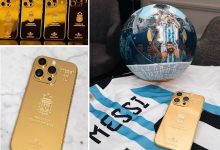 هدیه خاص لیونل مسی به قهرمانان جام جهانی ؛ آیفون با طراحی اختصاصی و طلای 24 عیار [+عکس]