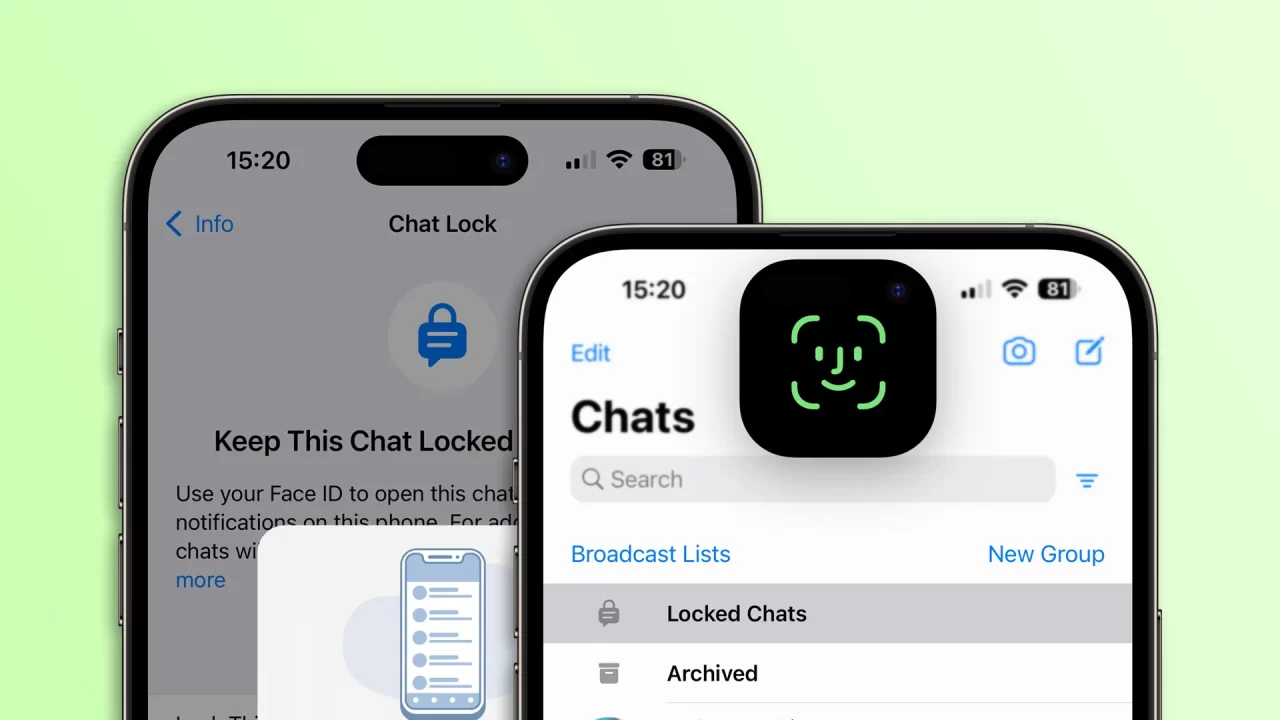Chat Lock قابلیت کاربردی جدید واتساپ