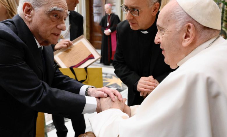 ملاقات مارتین اسکورسیزی با پاپ